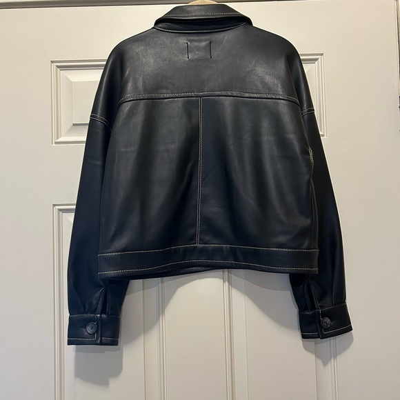 NWT Truth by Republic Faux Leather Jacket - Picture 3 of 3